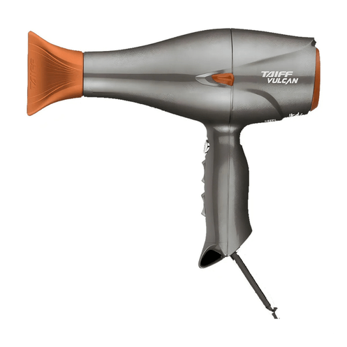 Secador De Cabelos Taiff Vulcan Diamante Íon Cerâmica 2500w Laranja E Grafite