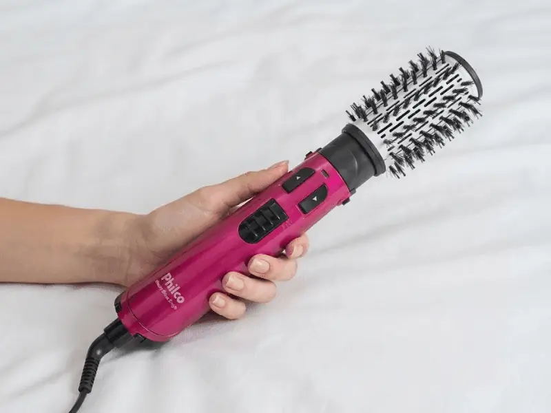 escova rotativa philco rosa